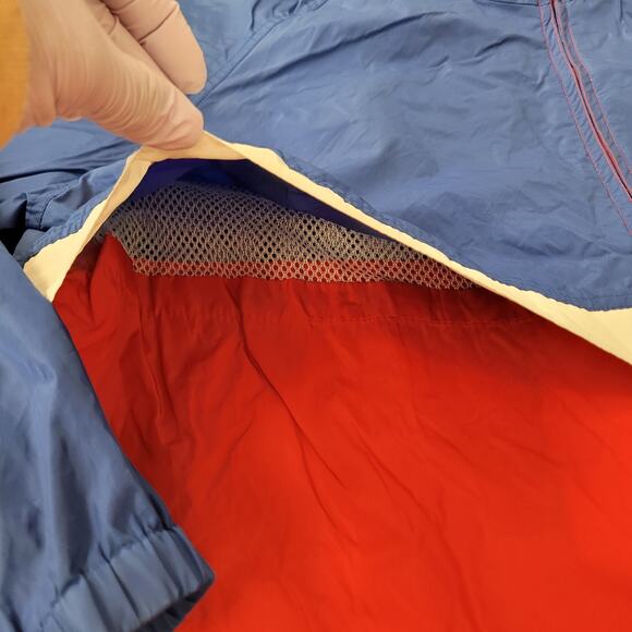 Vintage 80s Woolrich Windbreaker Zip Jacket M/L 23x27 Baggy - Picture 10 of 16